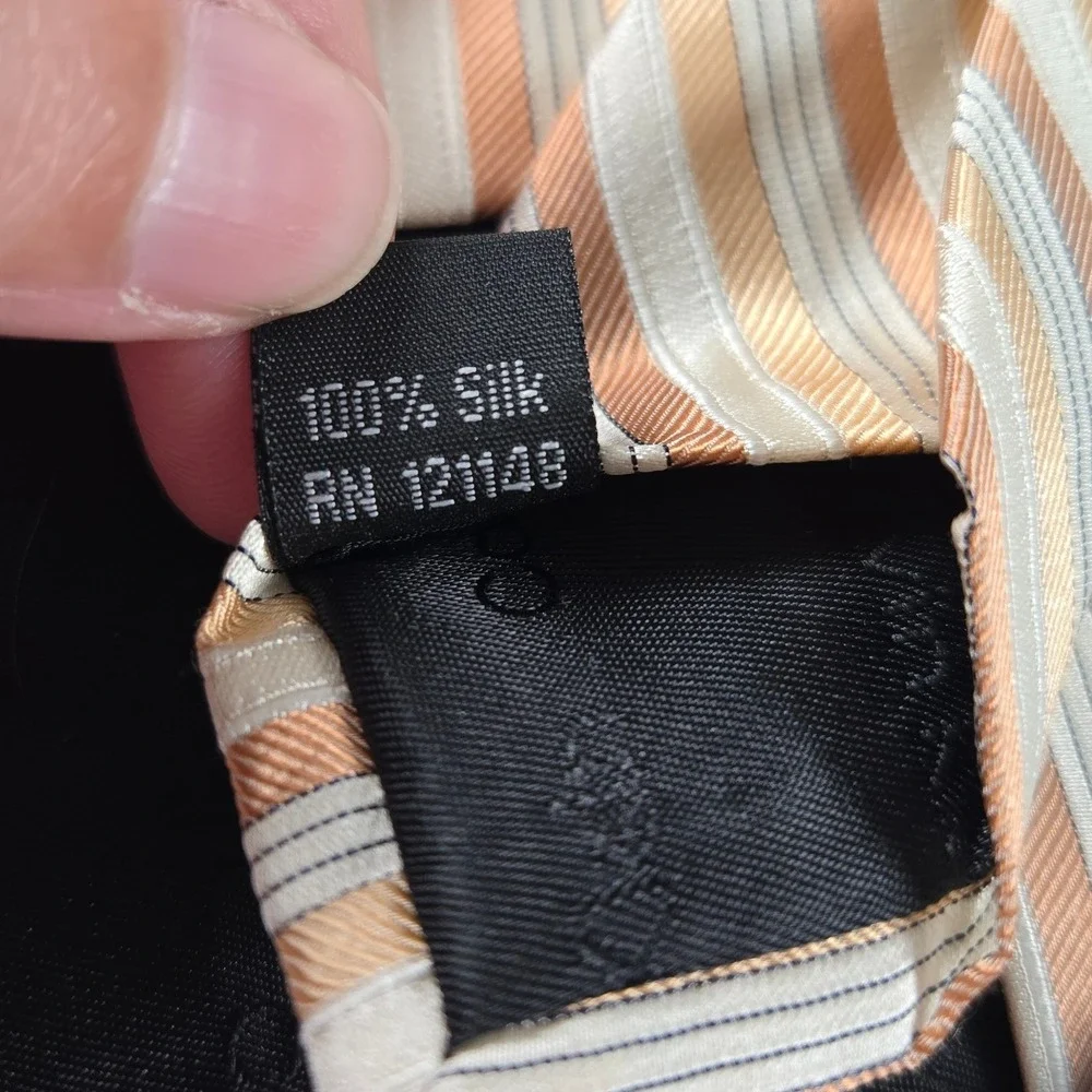 Calvin Klein Silk Necktie Bundle Men's Blue Black Tan Stripe Plaid Office Wear